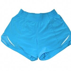NWOT Lululemon Shorts Hot High Rise 2.5 Shorts Kyak Blue LIMITED EDITION